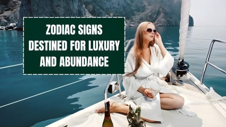 4 zodiac signs destined for luxury and abundance