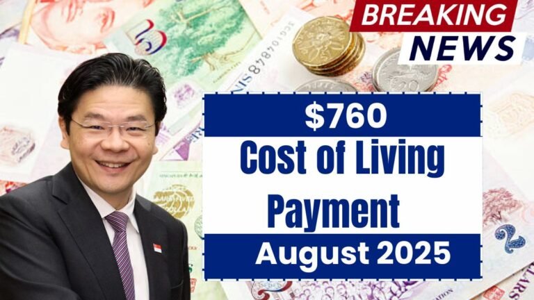 Cost of Living Support: $760 Payment Scheduled for August 2025
