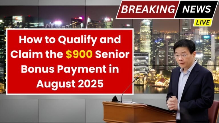How to Qualify and Claim the $900 Senior Bonus Payment in August 2025