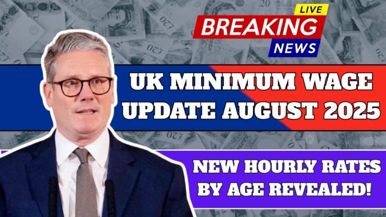 UK Minimum Wage Update August 2025: New Hourly Rates by Age Revealed!