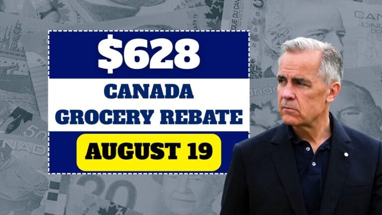 $628 Canada Grocery Rebate on August 19
