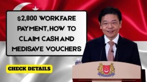 Singapore $2,800 Workfare Payment Announced, How to Claim Cash and MediSave Vouchers?